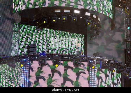 Chicago, Illinois, USA. 31. Juli 2015. Live im Grant Park auf dem Lollapalooza Music Festival in Chicago, Illinois führt DJ SNAKE © Daniel DeSlover/ZUMA Draht/Alamy Live News Stockfoto