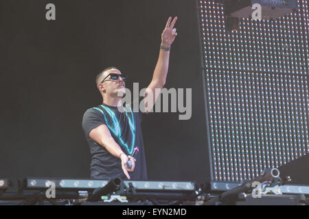 Chicago, Illinois, USA. 31. Juli 2015. Live im Grant Park auf dem Lollapalooza Music Festival in Chicago, Illinois führt DJ SNAKE © Daniel DeSlover/ZUMA Draht/Alamy Live News Stockfoto