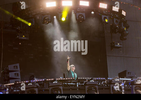 Chicago, Illinois, USA. 31. Juli 2015. Live im Grant Park auf dem Lollapalooza Music Festival in Chicago, Illinois führt DJ SNAKE © Daniel DeSlover/ZUMA Draht/Alamy Live News Stockfoto