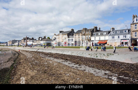 Helensburgh Meer gelegen mit Blick auf Fluss Clyde in Schottland Argyll & Bute Stockfoto