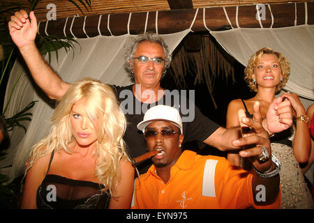 Flavio Briatore in Billionaire Club Party Porto Cervo, Costa Smeralda Italien Stockfoto