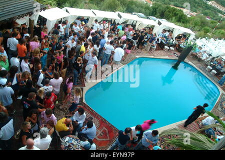 Flavio Briatore in Billionaire Club Party Porto Cervo, Costa Smeralda Italien Stockfoto