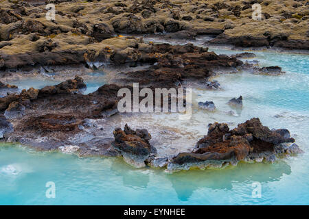 Blue Lagoon Resort in der Nähe von Reykjavik, Island Stockfoto