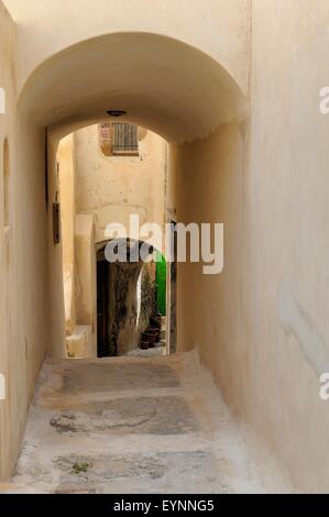 Das Dorf von Emporio Santoriini Griechenland. Stockfoto