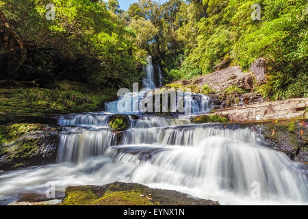 McLean Falls, Catlins, Südinsel, Neuseeland Stockfoto