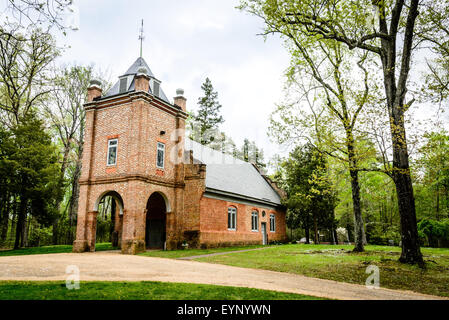 Pfarrkirche St. Peter, 8400 St. Peters Gasse, in der Nähe von Talleysville, New Kent, Virginia Stockfoto