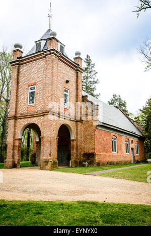 Pfarrkirche St. Peter, 8400 St. Peters Gasse, in der Nähe von Talleysville, New Kent, Virginia Stockfoto