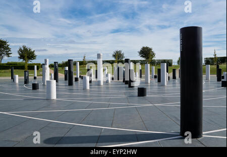 Das Milton Keynes Rose Plaza in Campbell Park Stockfoto