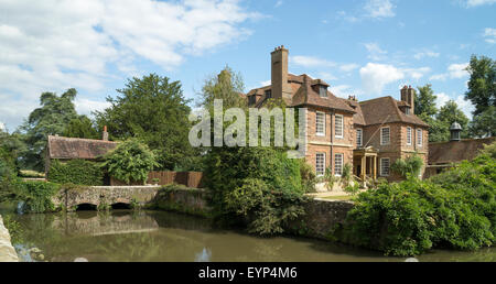 Groombridge Place Grabenlöffel Herrenhaus, Kent-2 Stockfoto