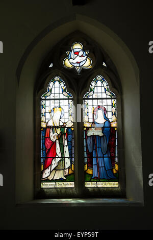 Glasfenster im All Saints Church, Hovingham, North Yorkshire Stockfoto