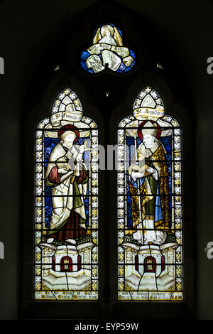 Glasfenster, All Saints Church, Hovingham, North Yorkshire Stockfoto