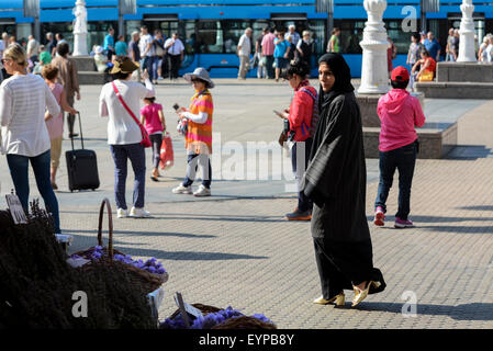 Zagreb, Kroatien. 2. August 2015.  Ein sonniger Sommertag in Zagreb, Kroatien. Bildnachweis: Marijan Poljak/Alamy Live-Nachrichten Stockfoto