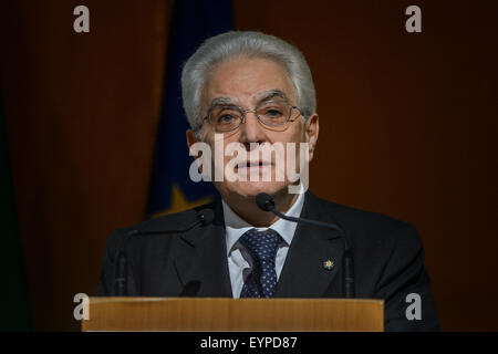 SERGIO MATTARELLA Stockfoto