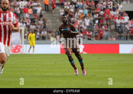 Köln, Deutschland. 2. August 2015. Pre-Season Turnier. Koloniale Cup. FC Porto gegen Stoke City. Valera Pausen weiterleiten. Bildnachweis: Aktion Plus Sport/Alamy Live-Nachrichten Stockfoto