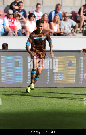 Köln, Deutschland. 2. August 2015. Pre-Season Turnier. Koloniale Cup. FC Porto gegen Stoke City. Cristian Tello auf dem Flügel. Bildnachweis: Aktion Plus Sport/Alamy Live-Nachrichten Stockfoto