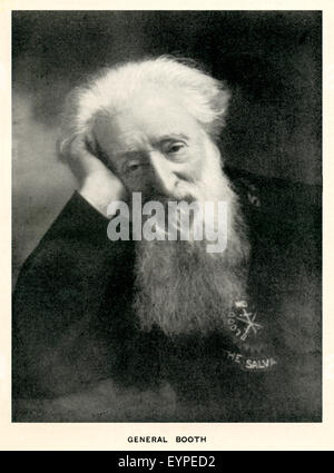 General William Booth, 1908-Porträt des Gründers der Heilsarmee in 1865, lebte von 1829-1912 Stockfoto