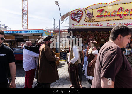 Eckernförde, Deutschland. 2. August 2015. Eindrücke des letzten Tages des Kredits Piratenspektakel Eckernförde 2015: Björn Deutschmann/Alamy Live News Stockfoto