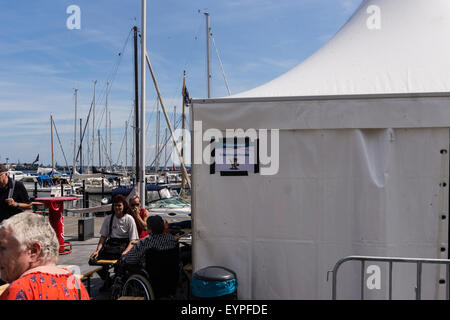 Eckernförde, Deutschland. 2. August 2015. Eindrücke des letzten Tages des Kredits Piratenspektakel Eckernförde 2015: Björn Deutschmann/Alamy Live News Stockfoto