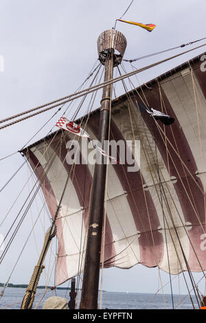 Eckernförde, Deutschland. 2. August 2015. Eindrücke des letzten Tages des Kredits Piratenspektakel Eckernförde 2015: Björn Deutschmann/Alamy Live News Stockfoto