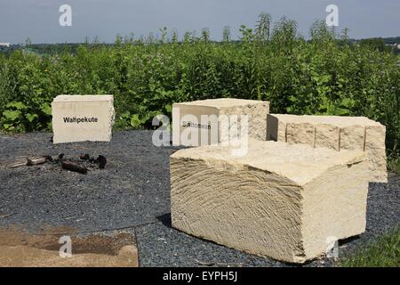 Ein Teil des Rates Brände übersehen bei Pilot Knob Erhaltung in Mendota Heights, Minnesota. Stockfoto