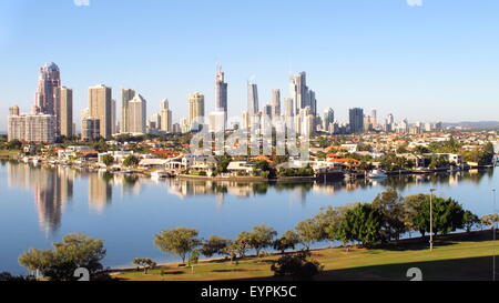 Gold Coast City morgen Stockfoto