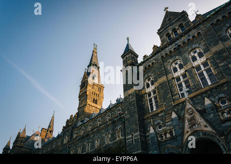 Healy Hall, an der Georgetown University in Washington, DC. Stockfoto