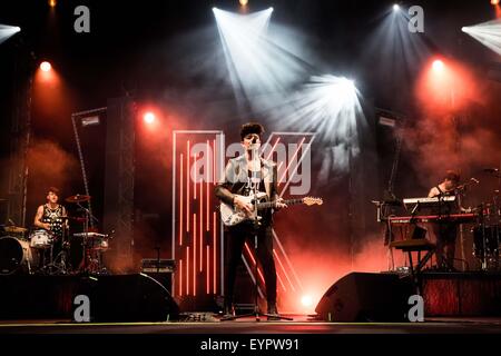 Mailand, Italien. 15. Juli 2015. Die Kolors führen live in Mailand © Roberto Finizio/Alamy Live News Stockfoto