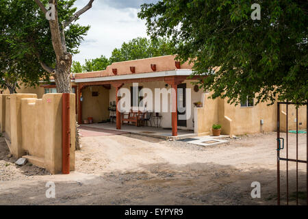 Ein Dorf in der Pueblo Isleta, New Mexico, USA. Stockfoto