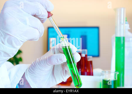 Forschung im Labor Stockfoto