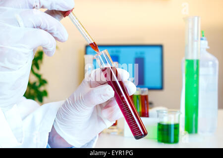 Forschung im Labor Stockfoto