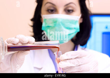 Forschung im Labor Stockfoto