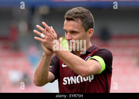 Tschechischen Fußball-Liga, 2. Runde, AC Sparta Prag Vs FC Banik Ostrava am 1. August 2015, Prag, Tschechische Republik. David Lafata von Sparta. (CTK Foto/Michal Krumphanzl) Stockfoto