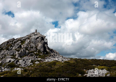 Manstone Rock, Stiperstones, Shropshire, England, Vereinigtes Königreich Stockfoto