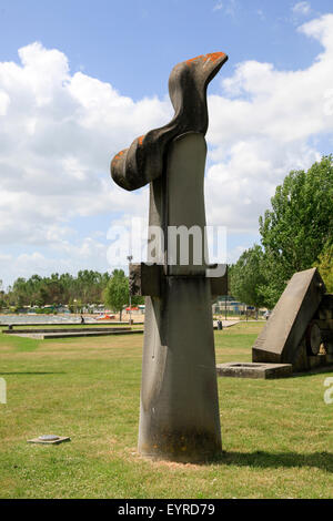 Campo del Sole Sculpture Garden, Tuoro Sul Trasimeno, Umbrien, Italien Stockfoto