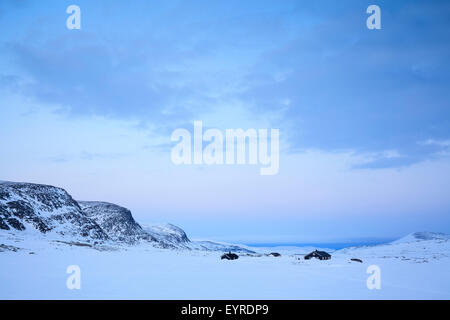 Reinheim-Kabine. Dovrefjell-Sunndalsfjella-Nationalpark. Norwegen. Stockfoto