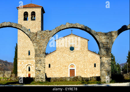 Italien Molise S. Vincenzo al Volturno Abtei Stockfoto