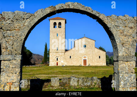 Italien Molise S. Vincenzo al Volturno Abtei Stockfoto