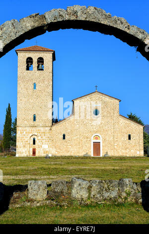 Italien Molise S. Vincenzo al Volturno Abtei Stockfoto