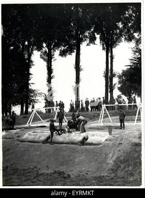 Schlachtung von Ziegen für indische Truppen [Aire, Frankreich] Fotograf H D Stockfoto