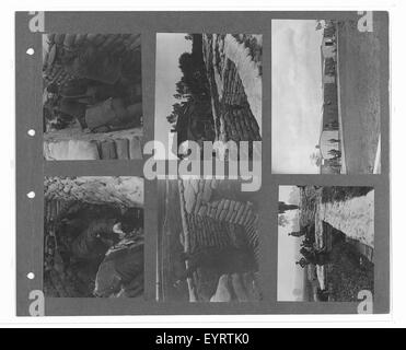 Foto aus dem ersten Band des Canadian war Memorials Fund mit offiziellen Kriegsfotos aus der kanadischen Militärgeschichte. Stockfoto