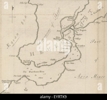 Bild von Seite 151 der "geographischen System von Herodot untersucht und erklärt sich durch einen Vergleich mit denen der anderen antiken Autoren und mit modernen Geographie. Im Laufe der Arbeit eingeführte, Dissertationen über den Reiseverlauf Zustand des Bildes entstammen Seite 151 von "The Geographical System von Stockfoto