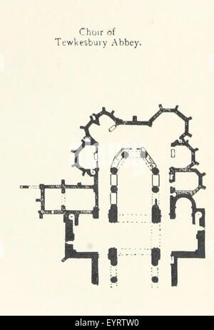 Karte '.' extrahiert aus Flickr ID 11246873955 Bild entnommen Seite 153 von ' [Tewkesbury Abbey und seine Stockfoto