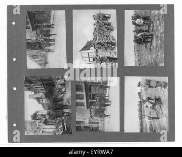 Bild aus dem „Canadian war Memorials Fund Canadian Official war Photos Volume 2“, das Kriegsszenen und offizielle Militärfotografien aus Kanadas historischen Konflikten dokumentiert. Stockfoto