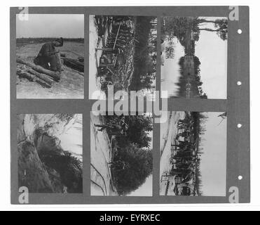 Ein zusätzliches Bild aus der Sammlung offizieller Kriegsfotos des Canadian war Memorials Fund, Band 28, zeigt kanadische Soldaten im Kontext des Ersten Weltkriegs Stockfoto