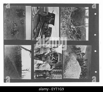 Bild aus dem „Canadian war Memorials Fund Canadian Official war Photos Volume 4“, das die Militärgeschichte Kanadas durch offizielle Kriegsfotografie dokumentiert. Stockfoto