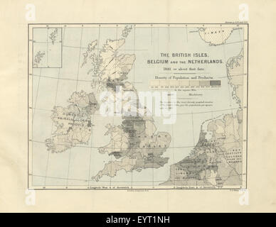 Handbuch der kommerziellen Geographie Bild entnommen Seite 239 "Handbuch des kommerziellen geographischen" Stockfoto