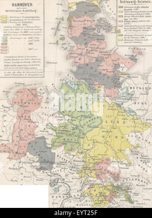 Karte '.' extrahiert aus Flickr ID 11090326976 Bild entnommen Seite 247 von ' [sterben Territorialgeschichte des Brandenburgisch Stockfoto