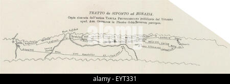 Karte '.' extrahiert aus Flickr ID 11222606334 Bild entnommen Seite 264 der "Storia della Città di Stockfoto