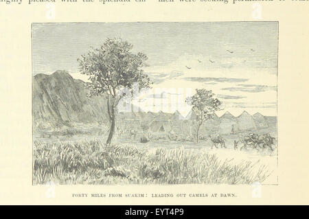 Dieses Bild von Seite 296 von „Cassell's History of the war in the Soudan“ zeigt eine Szene im Zusammenhang mit dem militärischen Konflikt im Sudan und zeigt die wichtigsten Ereignisse und Figuren des Krieges. Stockfoto