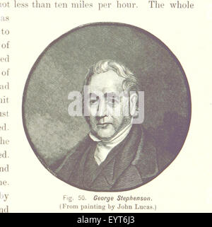 Dieses Bild aus „Gately's World's Progress“ zeigt eine historische Illustration zum Bau der Erde und zum Fortschritt der Menschheit, wobei der Schwerpunkt auf dem wissenschaftlichen und geologischen Fortschritt liegt. Stockfoto